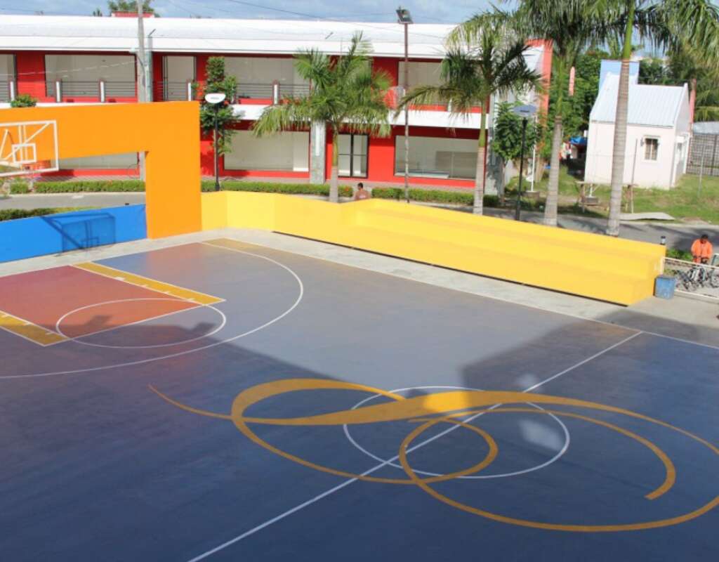 Basketball court in Iloilo, Philippines SCHOMBURG Vietnam